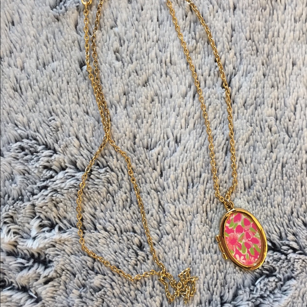 lilly pulitzer locket necklace